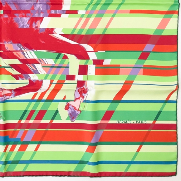 NWT Hermes Scarf Carré 90 "Photo Finish" - Picture 10 of 10